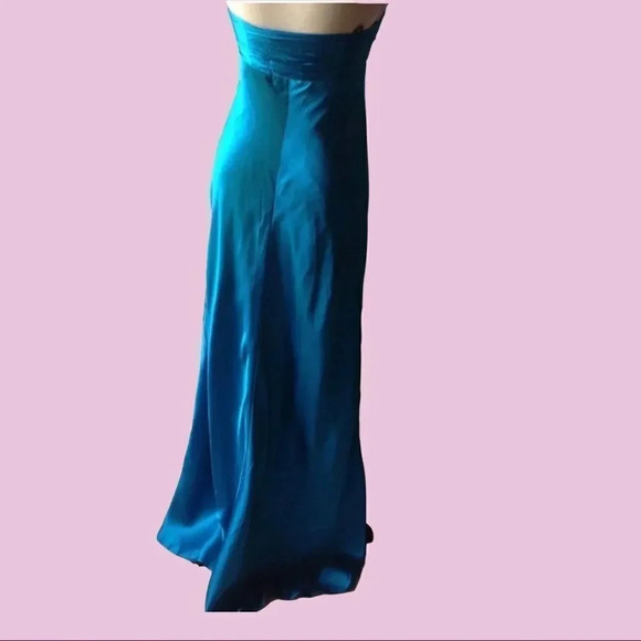 laundry by design satin ruched chest maxi dress - Picture 2 of 14